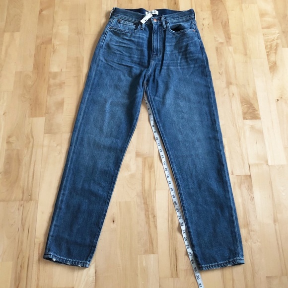 MADEWELL The Tall Momjean in Downey Wash jeans - Picture 3 of 9